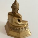 Thailandsk buddhafigur, messing