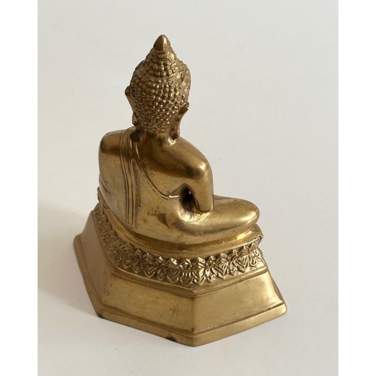 Thailandsk buddhafigur, messing