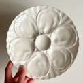 Oyster plate, porcelain