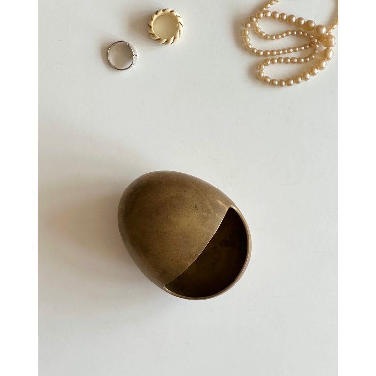 Hans Bunde for Cohr, brass egg
