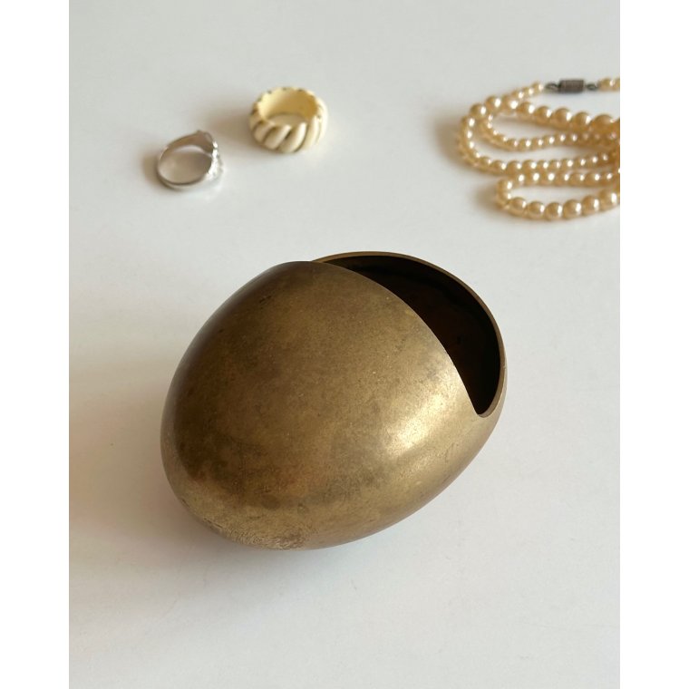 Hans Bunde for Cohr, brass egg