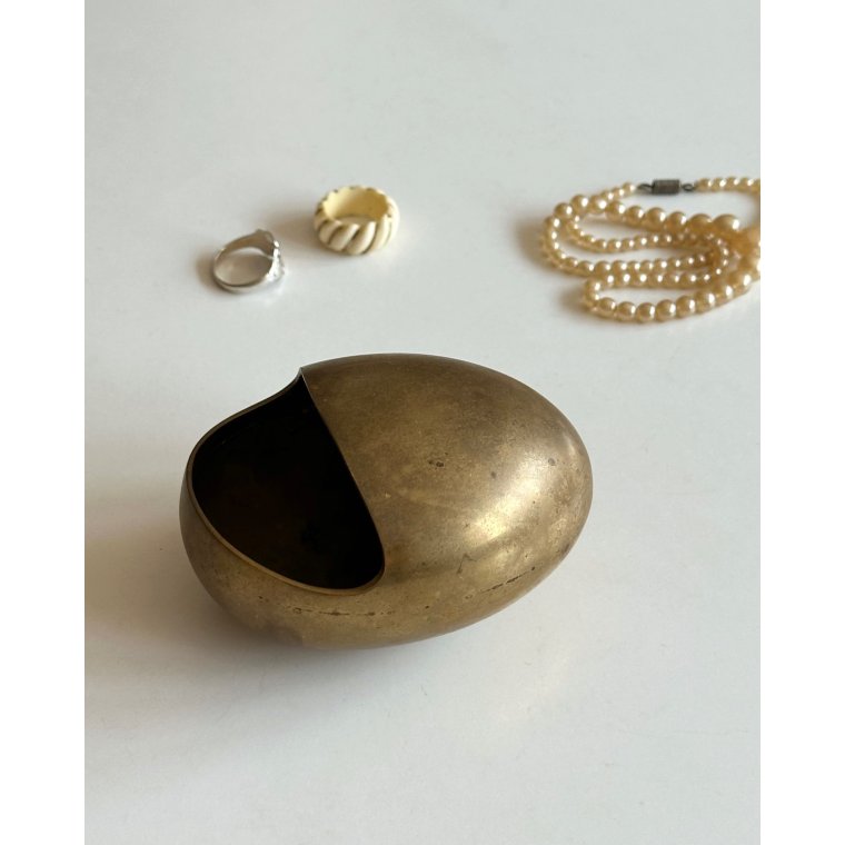Hans Bunde for Cohr, brass egg