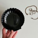 Asiet, musling, sort opalineglas