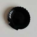 Asiet, musling, sort opalineglas