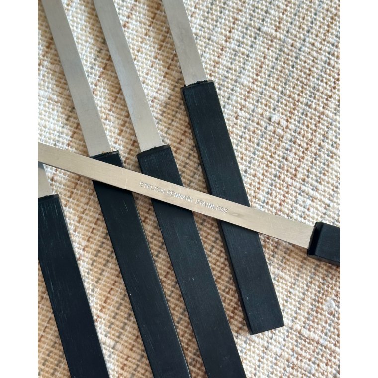 Stelton fondue-/plgsgafler, 5 stk samlet