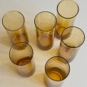 Mid Century highball drikkeglas, 6 stk samlet
