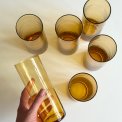 Mid Century highball drikkeglas, 6 stk samlet