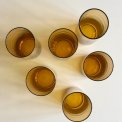 Mid Century highball drikkeglas, 6 stk samlet