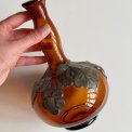 Antik karaffel uden prop, ravfarvet