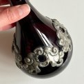 Antik karaffel uden prop, aubergine