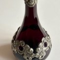 Antik karaffel uden prop, aubergine