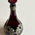 Antik karaffel uden prop, aubergine