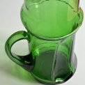 Large glass jug, green