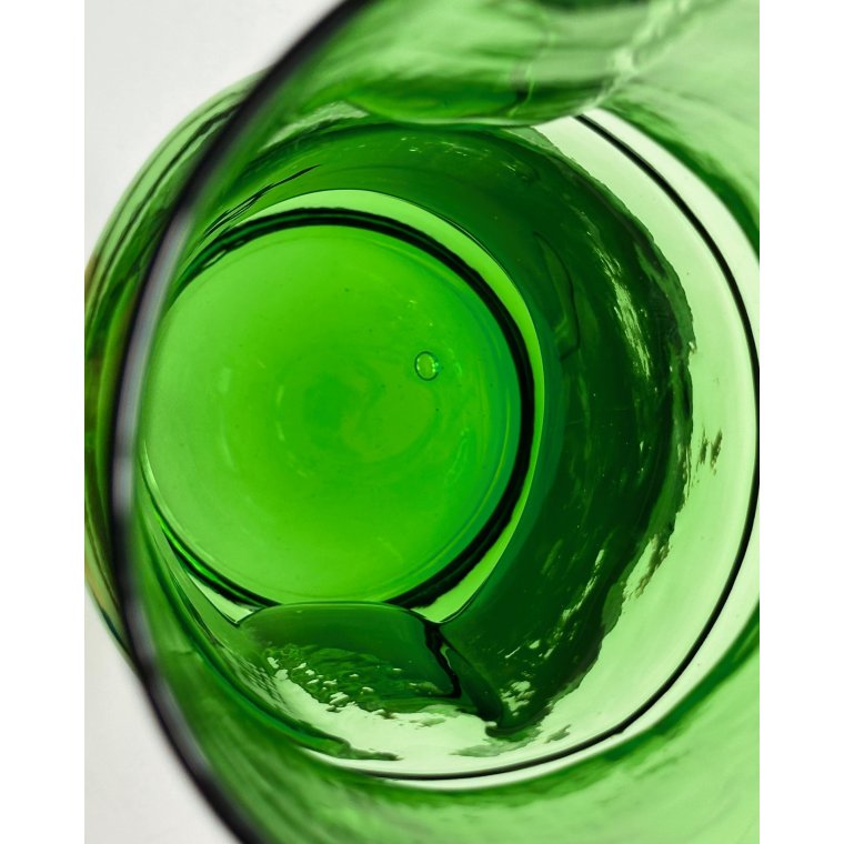 Large glass jug, green