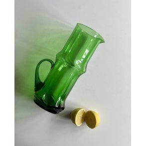 Large glass jug, green