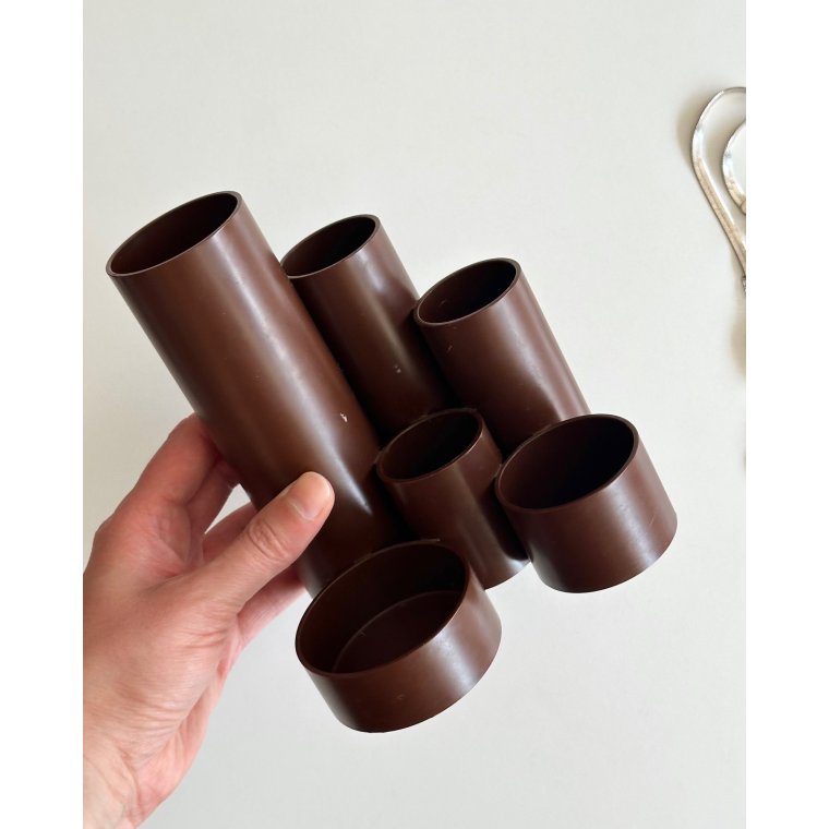 Abegrotte, brun plast, WG