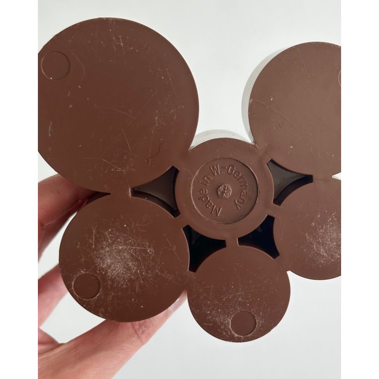 Abegrotte, brun plast, WG