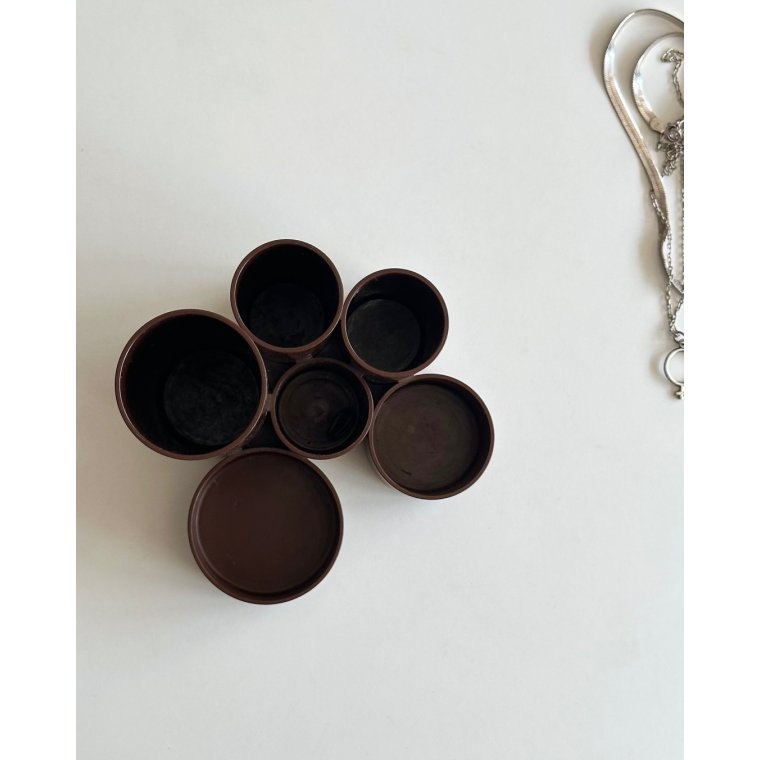 Abegrotte, brun plast, WG