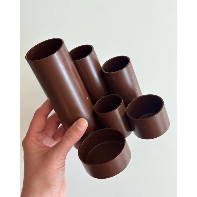 Abegrotte, brun plast, WG