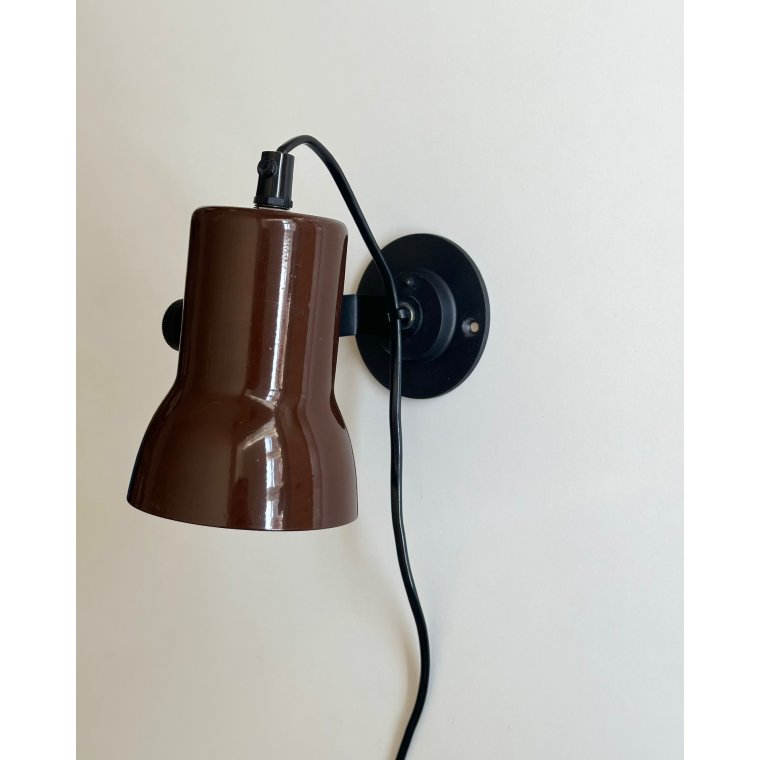 Retro wall lamp, brown