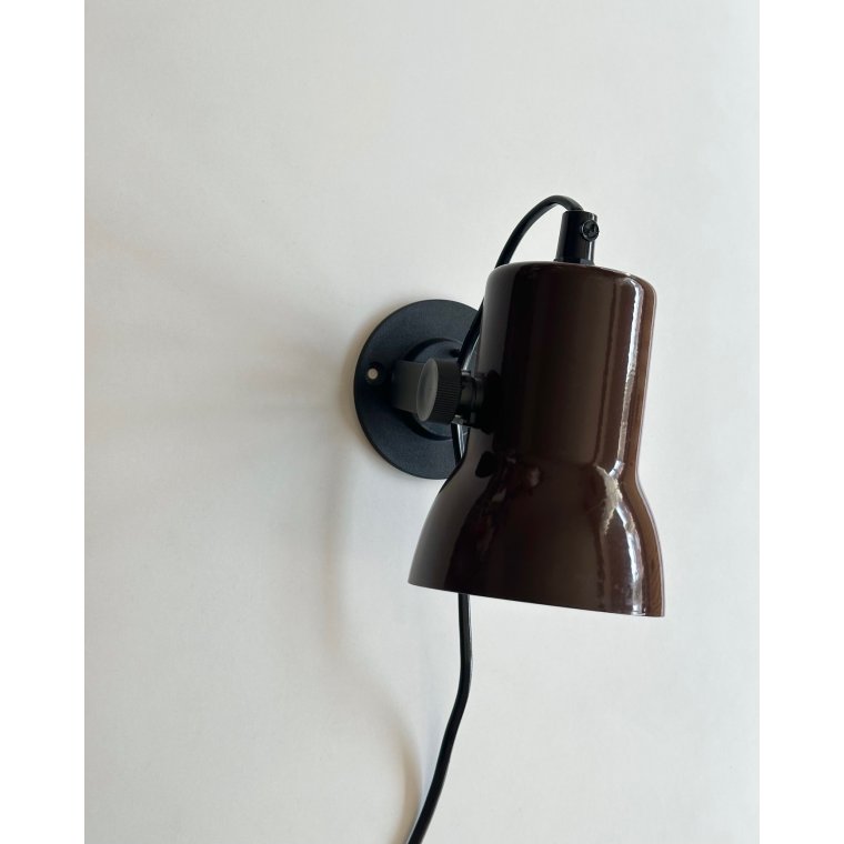 Retro wall lamp, brown