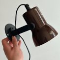 Retro wall lamp, brown