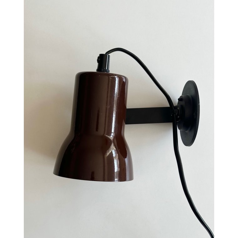 Retro wall lamp, brown