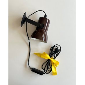 Retro wall lamp, brown