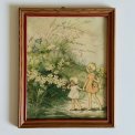 Vintage billede i tr�ramme