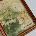 Vintage billede i tr�ramme