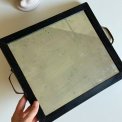 Antique mirror tray