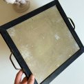 Antique mirror tray