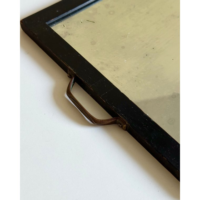 Antique mirror tray