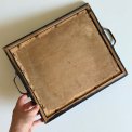 Antique mirror tray