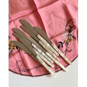 Vintage knive, Sheffield, 8 stk samlet
