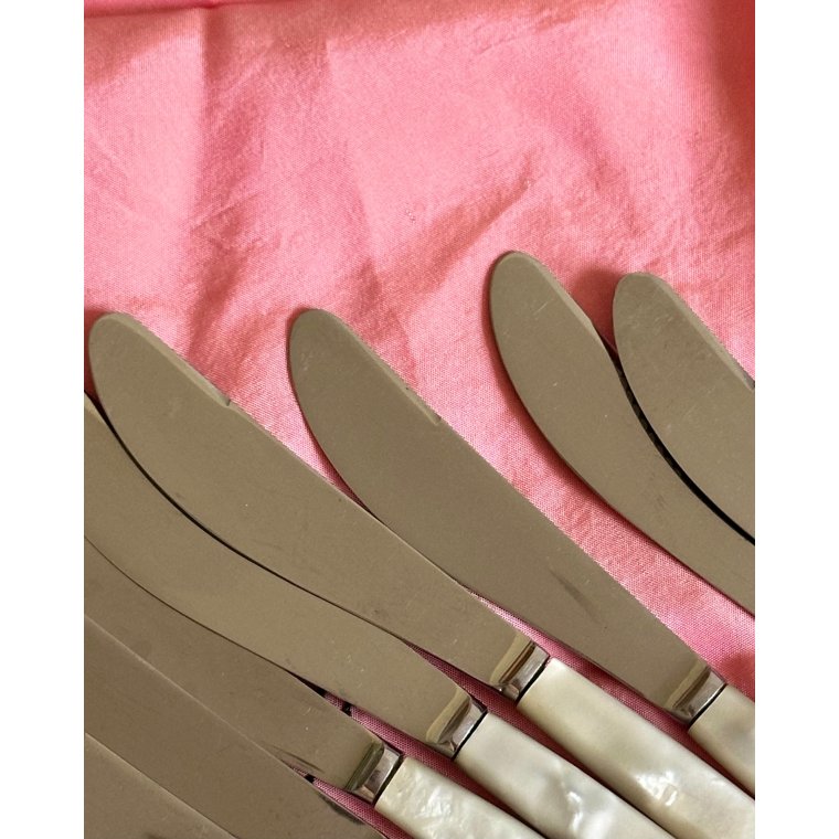 Vintage knive, Sheffield, 8 stk samlet