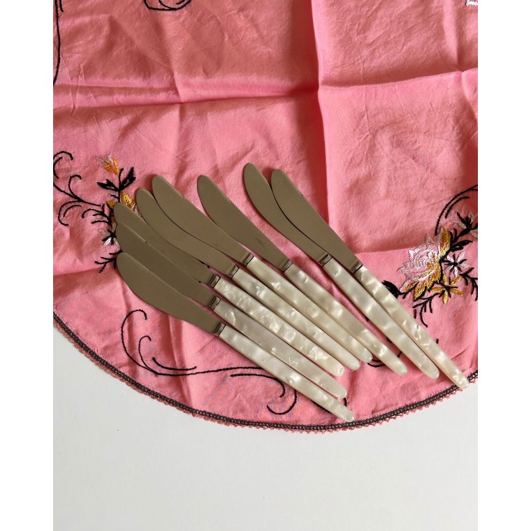 Vintage knive, Sheffield, 8 stk samlet