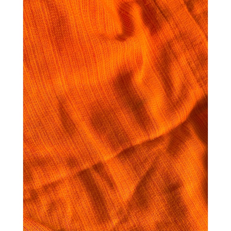 Retro gardin, orange m pompom