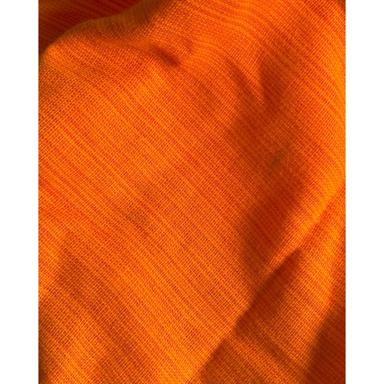 Retro gardin, orange m pompom
