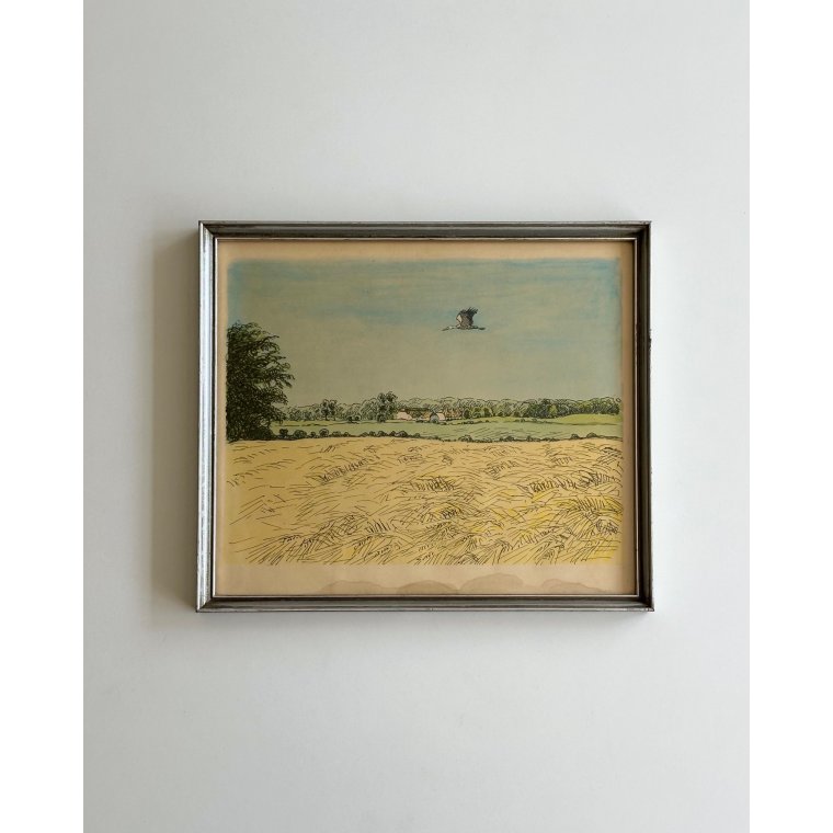 Johannes Larsen, flyvende stork