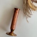 Slender vase, copper/brass
