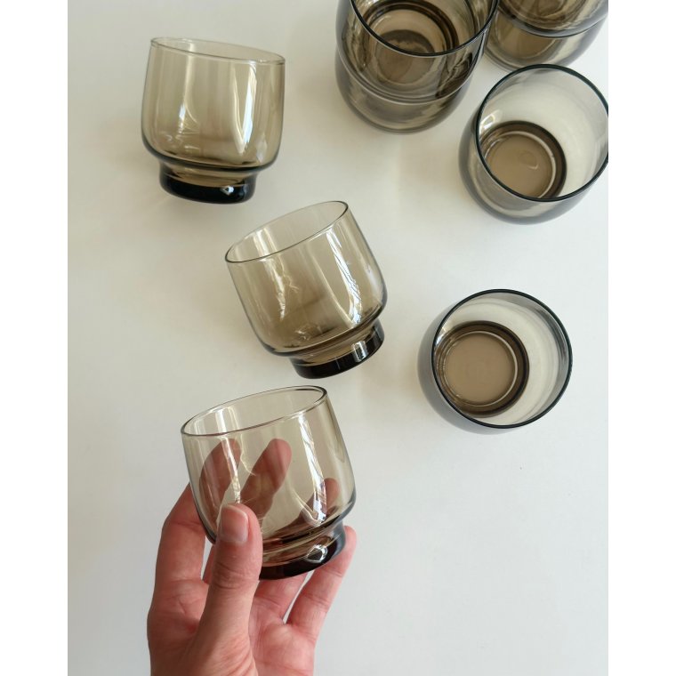 Luminarc, rgfarvede glas, 10 stk samlet