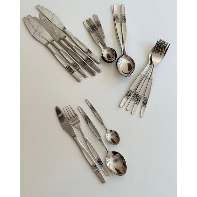 Retro stlbestik, 6 personer