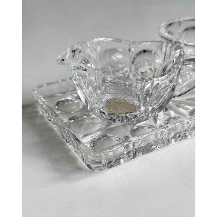 Sukker- og fldest p bakke, krystal, NB