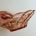 Rosy glass bowl