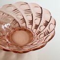 Rosy glass bowl