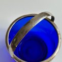 Antique candy bowl, cobalt blue