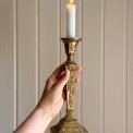 Large brass candlestick, empire style