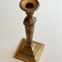 Large brass candlestick, empire style