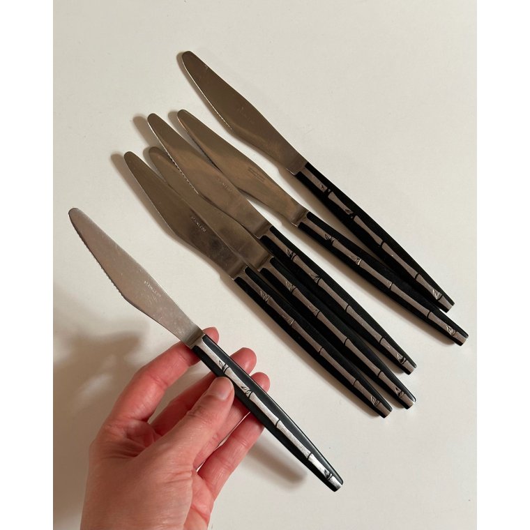 Knive, st�l og bakelit, 6 stk samlet